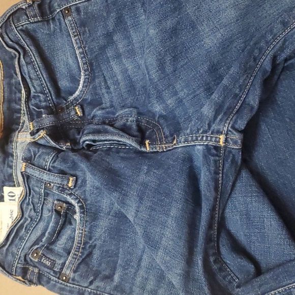 Abercrombie Jeans Boys Size 10 Blue Kilburn Low Rise Boot Distressed - Picture 16 of 16